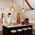 SHIWEIDA 15ft 15FT Industrial Pendant Light Cord -Plug in Hanging Light Fixture, Farmhouse Pendant Lamp Lights