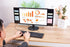 Yocoolfun (2 Pack Computer Monitor Memo Board,Computer Monitor Sticky Note Holder Message Board for Monitors Screen