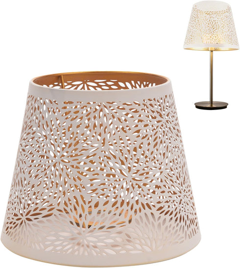 Generic Metal Lamp Shade for E27 E26, Flower Shadow Lampshade, Hollow Out Design