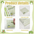 QPEY 300 PCS Frog Sticky Notes with 12 PCS Frog Pens, Frog Self-Stick Notes Pads, 0.5mm Black Gel Ink Pens for Office
