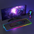 Hcman RGB Gaming Mouse Pad - Large LED Light Mousepad with Non-Slip Rubber Base (31.5 x 12 Inch)