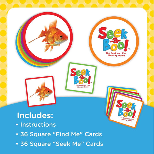 Seek-a-Boo Memory Game and Flash Cards for Toddlers