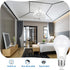 E26 LED Bulb, 60W Equivalent, 9W Medium Screw Base, Non-Dimmable, Daylight White 5000K, 4 Packs