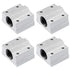 uxcell SCS8UU Linear Ball Bearing Slide Block Units, Pack of 4, 8mm Bore Dia