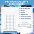 Fabbay 120 Pack Sterile Plastic Petri Dishes with Lids, 90 x 15 mm Deep Clear Lab Dishes for Science Projects