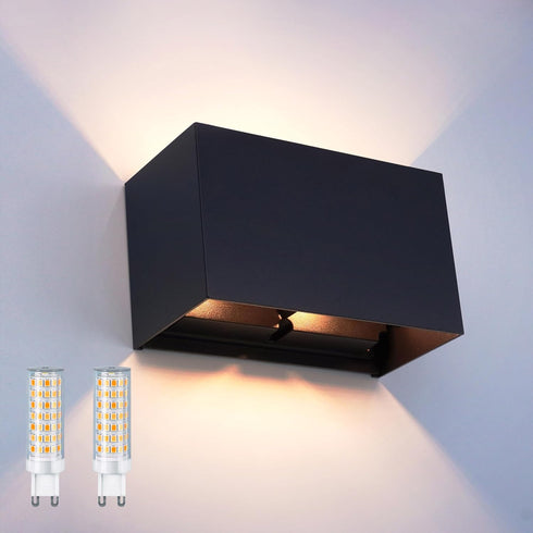 KICAAO Modern Wall Sconce 16W, IP65 Waterproof LED Modern Lighting Suitable for