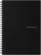 Maruman MNEMOSYNE Notebook 8.27 x 5.83 Inches (A5), 80 Sheets, 8mm Ruled 24-Line, Black, 1 ea. (N175)