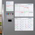 Cinch Magnetic Calendar Bundle: 3 Boards of 17"x12" - Monthly, Weekly, Daily - Magnetic Calendar for Fridge with 6 Fine
