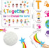 Together We Can Change The World Classroom Bulletin Board Set Hands with Hearts Diverse Children Cutouts for Kids and Teacher Party Favor Supplies by party greeting