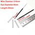 Customized Galvanized Spring Steel Metal Small Coil Pressure Spring, 100Pcs for Ball Pen, Wire Diameter 0.4mm