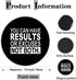 XUNLURY Accessories,7.9x7.9 Inch Black Inspirational Mouse Pad, You Can Have Results or Excuses Not Both Motivational