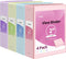 SUNEE 3 Ring Binder 2 Inch, 4 Pack Clear View Binders for School or Office Supplies, PVC-Free, Fit 8.5x11 Inches