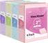 SUNEE 3 Ring Binder 2 Inch, 4 Pack Clear View Binders for School or Office Supplies, PVC-Free, Fit 8.5x11 Inches