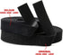 Reusable Hook & Loop Fastener Roll, 3/4" x 16' Black, Strong Grip