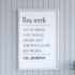 HBCY Creations Wall Mount Whitewashed White Board, 24"x36", Dry Erase Marker, 4 Magnets, Eraser, Wood Frame