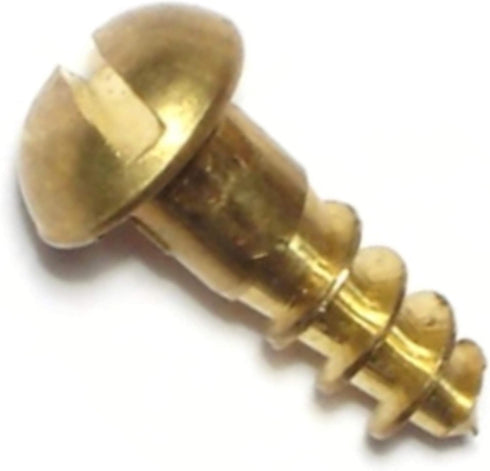 014973132057 Slotted Round Wood Screws, 8 x 1/2, Piece-36 by Hard-to-Find Fastener