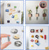 Round Magnets 30 Pieces with Adhesive Backing, 3M Strong Magnet Dots (0.8’’ x 0.08”) for DIY, Art Projects, Whiteboards