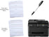 Mr-Label Self-Laminating Wrap Around Cable Labels – 25 Sheets (800 Labels), White – Letter Sheet Laser Printer Only