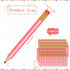 Chivao 288 Pieces Golf Mini Pencils Bulk, Pre Sharpened #2 HB Half Pencils with Eraser for Party Favors, Pink