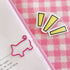 EORTA 50 Pieces Paperclips, Pink Pigs Shaped Metal Clips, Cute Cartoon Animals for Bookmarking, Scrapbooking