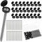 Pinsit 24 Set 3Inch Shutter Screws and Caps, Shutter Screws with Caps, Fasteners