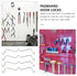 DOITOOL 100pcs Tools Accessories, Stainless Locking Fixer, Organizing Accessories for Clips Hook Various Peg Steel Locks
