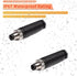 2 Pcs M8 Plug Waterproof 3 Pin Connector, Field Assembly Wireable Straight Male Plug IP67 Industrial Sensor