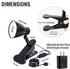 CeSunlight 90+ 3 10 Dimmable (6W/2Packs) CRI Clip on Reading Lamp, Clip on Light for Bed