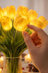 HJJMIEV 15 Radiant Romantic Tulip Light, PCS Twinkling LED Tulips that Never Fade, Flower Shaped Night Light