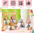 Trandraft 8 Sets 3D Flower Pop Up Cards Mother's Day Pop Up Flower Bouquet Greeting Card Bulk, Handmade Paper Floral