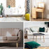 KGUDYS Plate,straight-6cm/2.4in Solid Wood Round Furniture Legs, Replacement Sofa feet, Wooden Cabinet Legs, Table