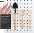 SHINEOFI 5pcs Iron Pegboard Screwdriver Holders Rack Utility Hooks for Garage Workbench Storage Easy Installation Tool