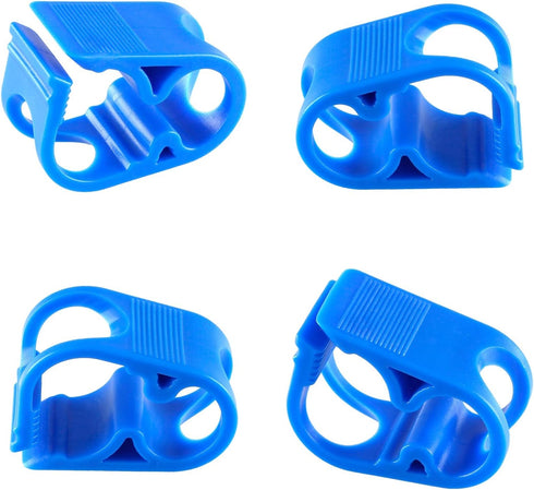5 Pcs Plastic Tubing Clamps - Adjustable Tube Clamp Shut Off Hose Clamp for Laboratory