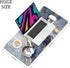 Large Desk Mat - 32" x 16" XXL Extended Gaming Mouse Pad, Cute Blue Gray Marble Design