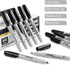 Permanent Marker, 60 Pack Ultra Fine Point, Quick-Drying Ink for Plastic, Wood, Stone, Metal, Glass
