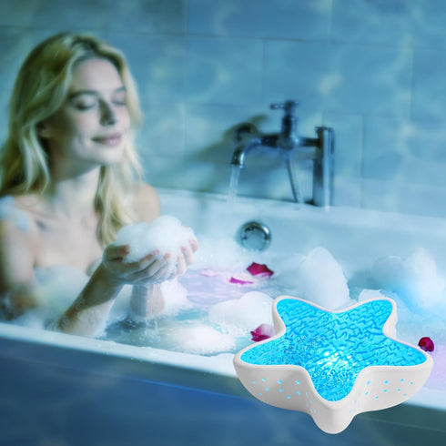 AmmToo Northern Lights Projector, Ocean Wave Shower Light Projector Light for Bathroom Classroom, Galaxy Night Light
