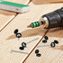 Worldity 50 Set 3 Inch M5 Shutter Screws with Caps, Pan Head Shutter Fasteners, Stainless Steel Shutters for Windows