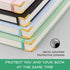 Hardcover Spiral Notebook, 8.5 x 11 IN, College Ruled, 300 Pages, 110 GSM Thick Lined Paper, for Work, School