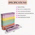 RAUVOLFIA 12 Pack Classroom Pencil Organizer Pencil Basket or Crayon Basket, Small Pencil Holder Tray for Kids Desks