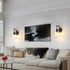 1-Light Kitchen(E26 Black Wall Light,Bathroom Wall Sconce Modern Sconce Light Indoor with Textured Glass