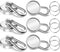 70Lbs Heavy Duty Magnetic Hooks with Swivel Carabiner, 6 Pack Extral Strong Neodymium Magnet Hooks for Hanging