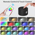 Set 2, Dimmable 5000mAh Lightess Smart LED Wall Sconces of Wall Mounted Lamp with RGB Mode & APP Control, Rechargeable