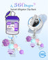 Besoar Nurse Badge Reel Retractable - Cute Sani Wipes Badge Reel Nursing, Beadable Badge Holder with Alligator Clip
