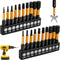 20Pcs Impact Hex Head Allen Wrench Drill Bit Set, SAE and Metric 1/4" Hex-Shank S2 Alloy Steel Kit