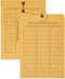 Blue Summit Inter-Department Envelopes, String Tie, Brown Kraft, 12 x 16 Inches, 25 Envelopes