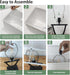 21.38" 3-Way Dimmable Bulb OYedis Table Lamp for Bedroom Living Room Touch Control Medium Chrome Bedside lamp with USB