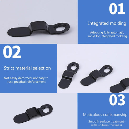 Picture Frame Fasteners, 100pcs Turn Button Hardware Clips with Screws for Photo Frame Backing