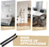 Cabilock Slide Rails for Cabinet Concealed Plastic Grooved for Bedside Tables and Wardrobe Dressers Space-Saving