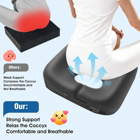 Pillow,Tailbone Upgraded Bed Sore Cushions for Butt, Bedsore Pressure Relief Pillow for Sleeping and Sitting,Memory