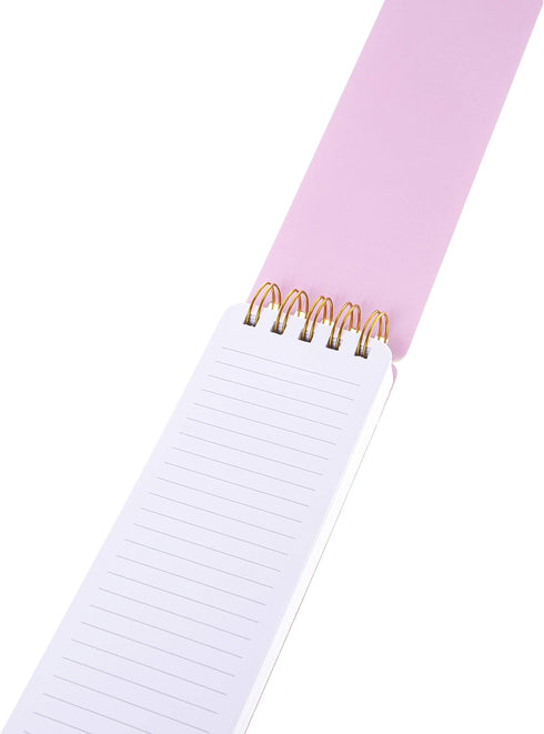 Graphique Reporter Journal, Cheetah, Embellished Gold Foil Portable Notebook, 150 Lined Sheets, 3" x 8.75" - Perfect for Note Taking, List Making and Much More, Model Number: WLP175